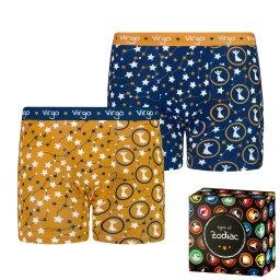 Men's boxers Frogies Zodiac Fecioară 2P Gift box