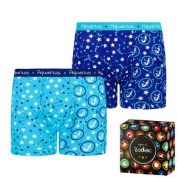 Men's boxers Frogies Zodiac Vărsător 2P Gift box