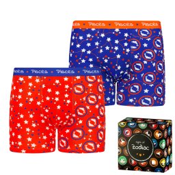 Men's boxers Frogies Zodiac Pește 2P Gift box