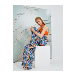 Pantaloni Koton - Multicolor - Picior lat
