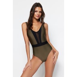 Costum de baie Trendyol TBESS23MA00199/KHAKI