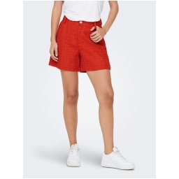 Pantaloni scurti pentru femei ONLY - rosu