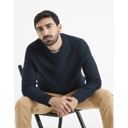 Pulovere pentru barbati Celio - albastru