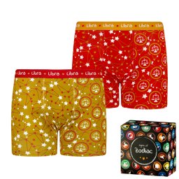 Men's boxers Frogies Zodiac Balanță 2P Gift box