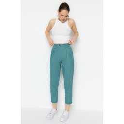 Pantaloni de damă Trendyol Striped