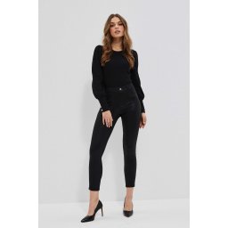 Marisse Shiny Leggings Z-Lg-3601 Black