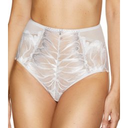 Women's elegant high panties Moon - silver