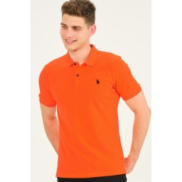 Tricou polo de barbati, dewberry
