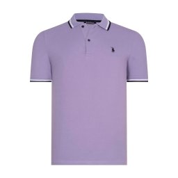 Tricou polo de barbati, dewberry