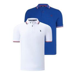 Tricou polo de barbati, dewberry