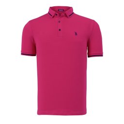 Tricou polo de barbati, dewberry