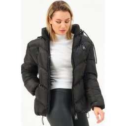 Z6769 HAINĂ DE DAMĂ DEWBERRY-NEGRU