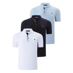 Tricou polo bărbați dewberry
