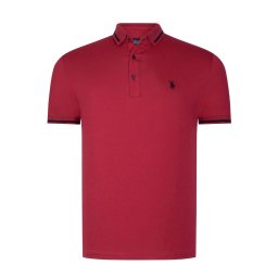 Tricou polo de barbati, dewberry