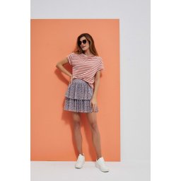 Fustă mini cu volane