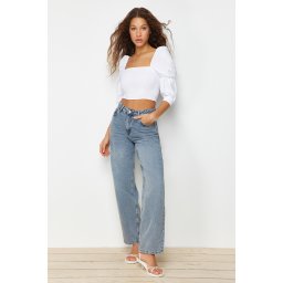 Crop top dama, Trendyol Ruffle detailed