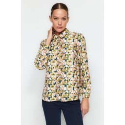 Cămașă femei Trendyol Multicolored