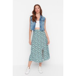Fusta de dama Trendyol Floral Patterned