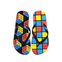 Men's flip-flops Frogies Rubik's Cube