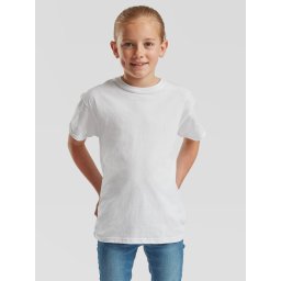 White Children's T-shirt Original Fruit of the Loom