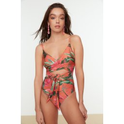 Costum de baie dama, Trendyol Patterned