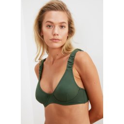 Bikini partea de sus Trendyol Ruffle detailed