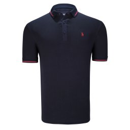 Tricou polo de barbati, dewberry