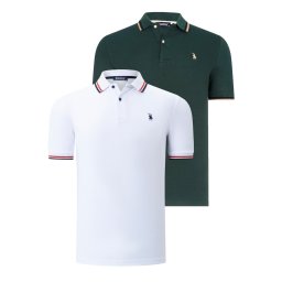 Tricou polo de barbati, dewberry