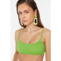 Trendyol Green Bralette Gippe Bikini Top