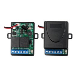 Set radio comandă cu 2 relee, 433.92 MHz, 50 m, 12V DC, CSR-807Y2-2