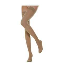 Ciorapi compresivi cu banda Relaxsan M2170, compresie puternica, Bej
