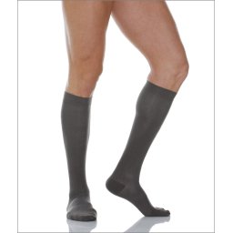 Ciorapi compresivi Relaxsan Calzino Lungo 820, bumbac, pana la genunchi, unisex, compresie medie 18-22 mmHg, Gri