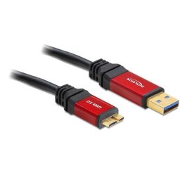 Delock Cable USB 3.0-A > micro-B male / male 3m Premium