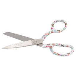 Foarfeca croitorie cu auto-ascutire Ever Sharp, manere cu design floral, lungime 20 cm Premax