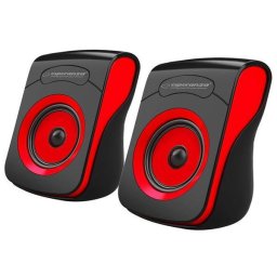 Boxe Esperanza Flamenco EP140KR, 2.0, 6W, Negru/Rosu