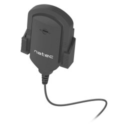 Microfon MKTECH, Natec Fox, NMI-1352, portabil, -58 dB, 1,8 m, conferinta, Negru