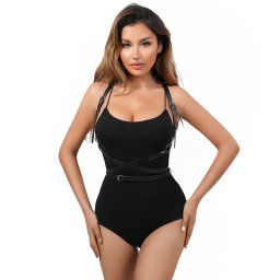 Eross top Front X Belts S/M Black