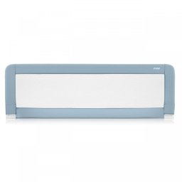 Bariera protectie anticadere pat copii, lungime 150 cm, albastru-gri, Reer Sleep'n Keep XL 45111