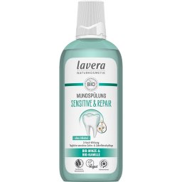 Apa de gura sensitiv cu menta bio si musetel bio 400ml