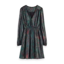 SCOTCH & SODA Rochie Balloon Sleeve Mini 174778 SC6667 snake