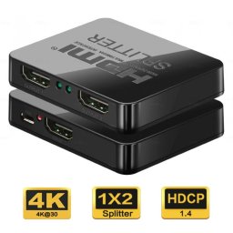 Multiplicator HDMI 4K30Hz 2 porturi cu alimentare USB, KHSPLIT2C