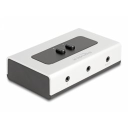 Switch audio jack 3.5mm 4 pini 2 porturi bidirectional, Delock 88061