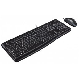 Kit tastatura + mouse USB Negru MK120, Logitech 920-002562