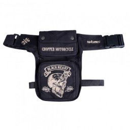 Geanta Moto W-TEC Black Heart Devil Skull Black Tex