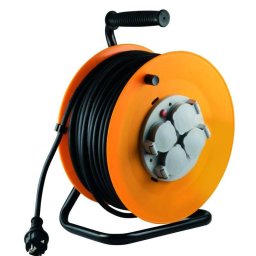 Prelungitor de retea HOME IP44 4 prize 50m Black