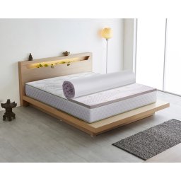 Topper Bedora Vienna Aloe Vera 7 zone 140x200 cm, memory cool gel, moale, 5 cm, husa detasabila, lavabila, antialergica