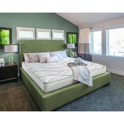 Saltea Ortopedica Green Future Cool Bamboo 160x190 cm, memory foam, medie/tare, 18 cm, anatomica, husa antialergica cu fibre de bambus