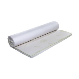 Topper Green Future Aloe Vera Memory 7 Zone 160x200 cm, memory foam, medie, 6 cm, husa detasabila, lavabila, antialergica