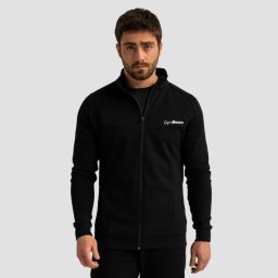 GymBeam Hanorac cu fermoar Limitless Black XXXL