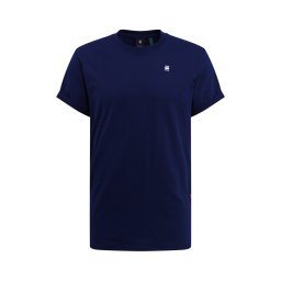 G-STAR Tricou 'Lash' albastru închis / alb